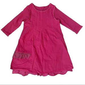 Jean Bourget Girls Long Sleeve Dress